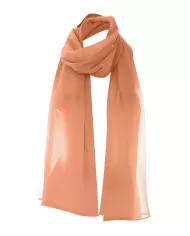 stola salmone da donna stile sciarpa in tinta unita | KOCCA