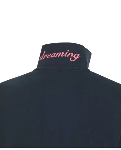 polo navy blue da uomo con scritta sul retro del colletto | SUN68 polo navy blue da uomo con scritta sul retro del colletto | SUN68