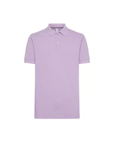 polo lavorato in cold dye lilla da uomo con logo ricamo | SUN68 polo lavorato in cold dye lilla da uomo con logo ricamo | SUN68
