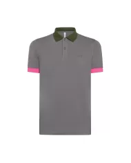polo inchiostro da uomo con parti stile 3 color way e logo | SUN68