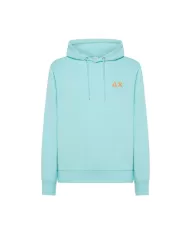 felpa acqua da uomo con ricamo logato sul petto | SUN68 felpa acqua da uomo con ricamo logato sul petto | SUN68