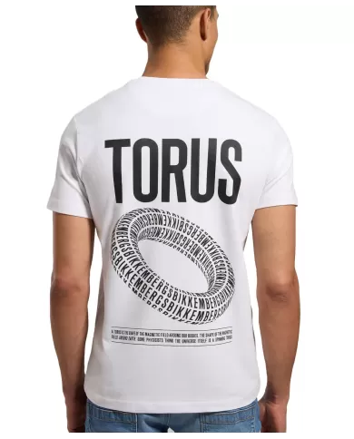 BIKKEMBERGS T-shirt Uomo BMT0163 P-EP cotone con stampa sulla parte posteriore 1000 WHITE BIKKEMBERGS T-shirt Uomo BMT0163 P-EP cotone con stampa sulla parte posteriore 1000 WHITE