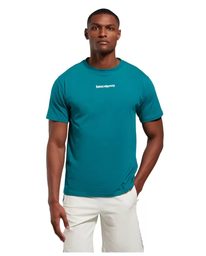 t-shirt everglade uomo con stampa logo avanti e dietro | BIKKEMBERGS t-shirt everglade uomo con stampa logo avanti e dietro | BIKKEMBERGS