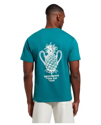 t-shirt everglade uomo con stampa logo avanti e dietro | BIKKEMBERGS t-shirt everglade uomo con stampa logo avanti e dietro | BIKKEMBERGS