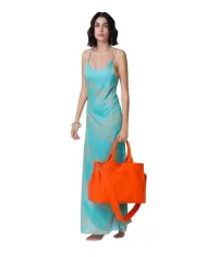 abito donna con fantasia floreale, schiena libera e spacco | ME FUI abito donna con fantasia floreale, schiena libera e spacco | ME FUI