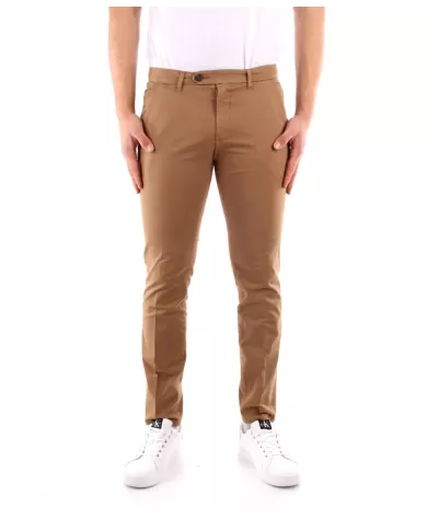 pantalone tabacco da uomo a vita media e gamba dritta | ROY ROGER'S pantalone tabacco da uomo a vita media e gamba dritta | ROY ROGER'S