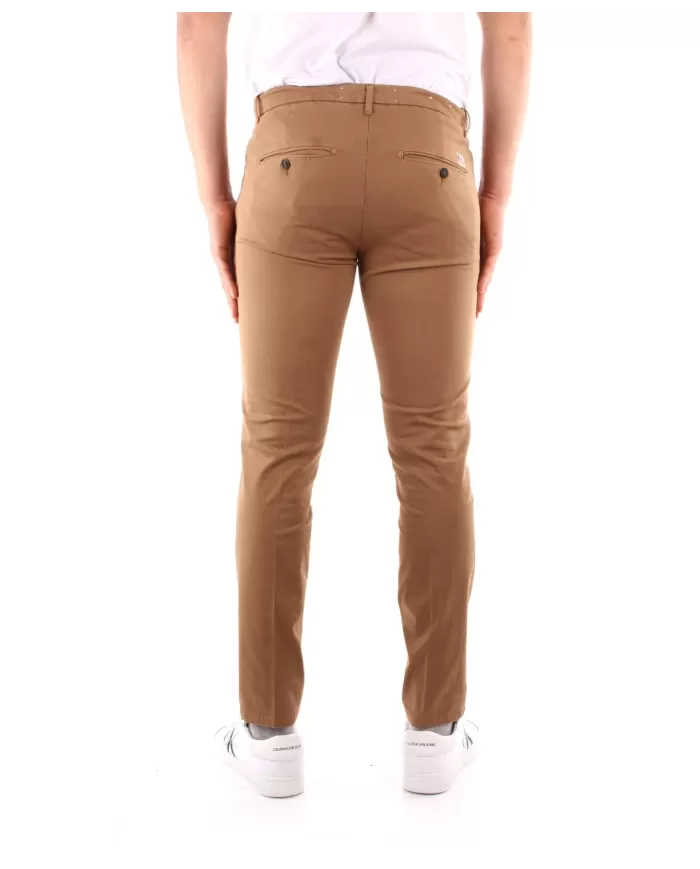 pantalone tabacco da uomo a vita media e gamba dritta | ROY ROGER'S pantalone tabacco da uomo a vita media e gamba dritta | ROY ROGER'S