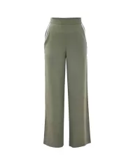 pantalone verde militare da donna con dettagli brillantinati | KOCCA pantalone verde militare da donna con dettagli brillantinati | KOCCA