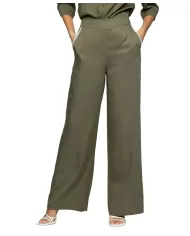 pantalone verde militare da donna con dettagli brillantinati | KOCCA pantalone verde militare da donna con dettagli brillantinati | KOCCA