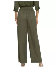 pantalone verde militare da donna con dettagli brillantinati | KOCCA pantalone verde militare da donna con dettagli brillantinati | KOCCA