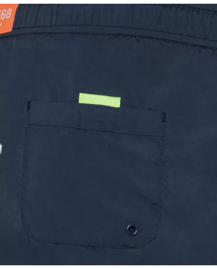 costume mare navy blue da uomo con label logata | SUN68 costume mare navy blue da uomo con label logata | SUN68