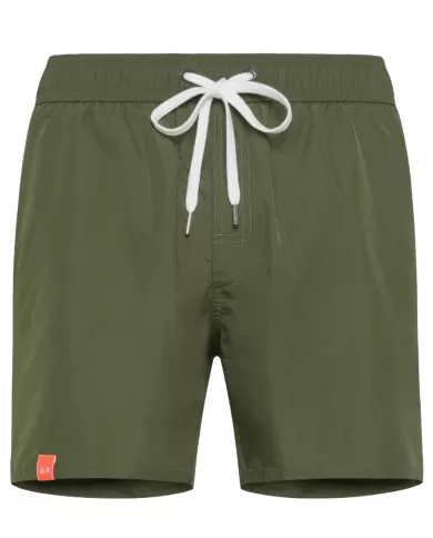 costume mare militare da uomo con label logata | SUN68