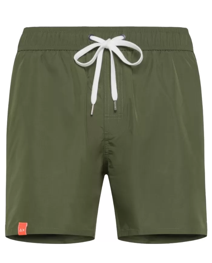 costume mare militare da uomo con label logata | SUN68 costume mare militare da uomo con label logata | SUN68
