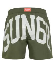 costume mare militare da uomo con label logata | SUN68