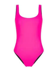 costume mare nero/fuxia da donna con logo label | SUN68