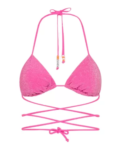 bikini mare fuxia da donna con dettaglio lurex | SUN68