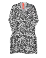 abito mare nero/bianco da donna con fantasia floreale | SUN68