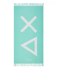 telo mare acqua da donna con scritta e maxi logo | SUN68