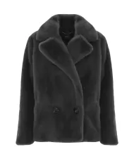 Pellicciotto Donna regular corto con chiusura doppiopetto | KOKKA