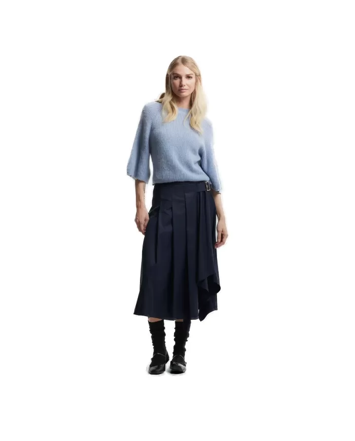 Gonna donna lunga taglio asimmetrico | KOKKA