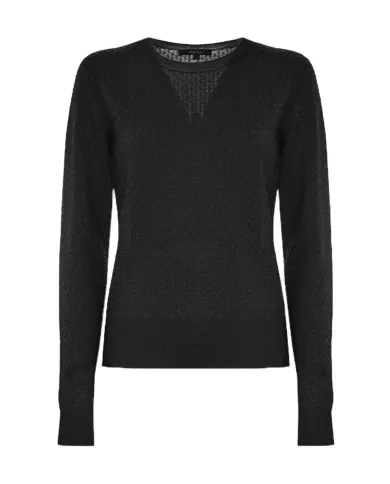 Maglia Donna in misto lana regular girocollo| KOKKA