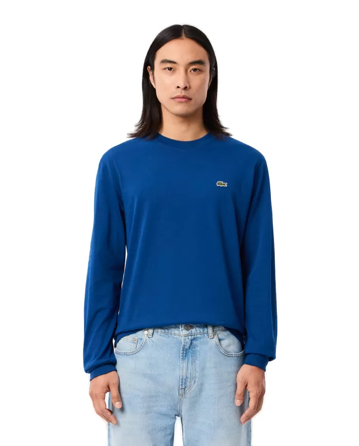 t-shirt uomo manica lunga in cotone | LACOSTE