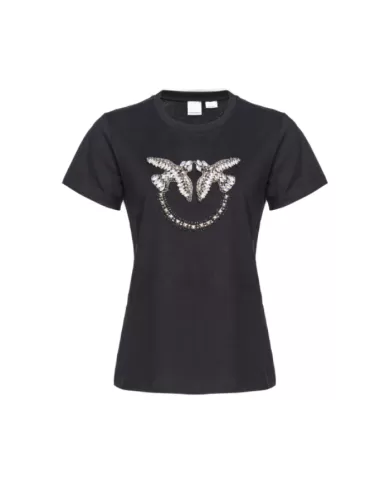 T-shirt donna Ricamo Gioiello 100535 A24E QUENTIN | PINKO T-shirt donna Ricamo Gioiello 100535 A24E QUENTIN | PINKO