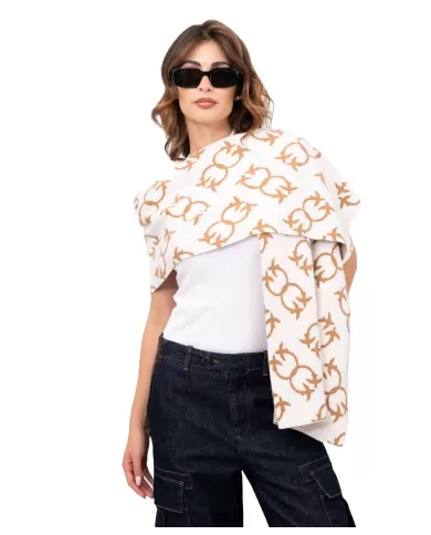 Sciarpa Donna in lana comfort love birds 101504 A21S FRIULARO | PINKO Sciarpa Donna in lana comfort love birds 101504 A21S FRIULARO | PINKO