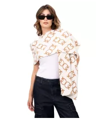 Sciarpa Donna in lana comfort love birds 101504 A21S FRIULARO | PINKO