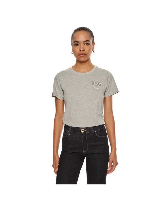 T-shirt donna gioiello love birds 103320 A24E NAMBRONE| PINKO T-shirt donna gioiello love birds 103320 A24E NAMBRONE| PINKO