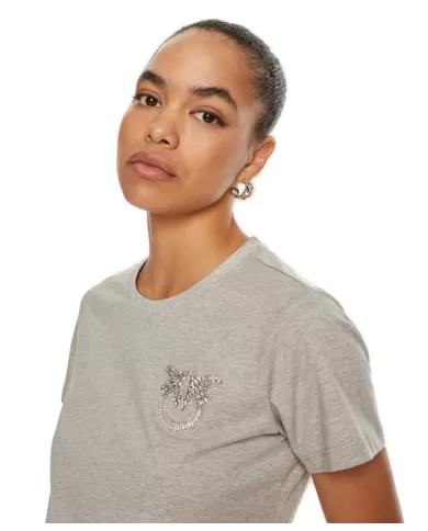 T-shirt donna gioiello love birds 103320 A24E NAMBRONE| PINKO T-shirt donna gioiello love birds 103320 A24E NAMBRONE| PINKO