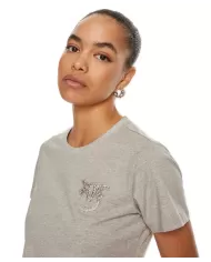 T-shirt donna gioiello love birds 103320 A24E NAMBRONE| PINKO