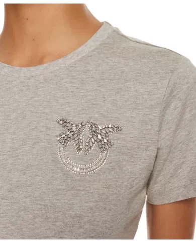 T-shirt donna gioiello love birds 103320 A24E NAMBRONE| PINKO T-shirt donna gioiello love birds 103320 A24E NAMBRONE| PINKO