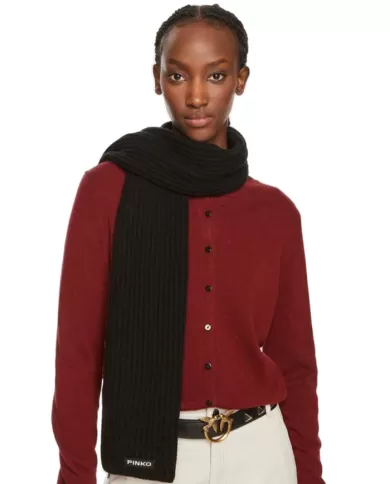 Sciarpa da donna patch logo 104490 A1CH LYKOI | PINKO Sciarpa da donna patch logo 104490 A1CH LYKOI | PINKO