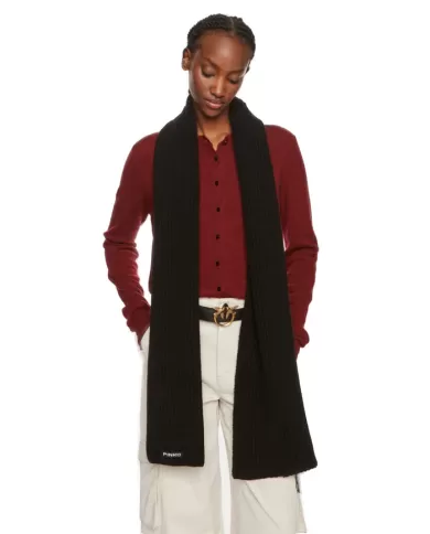 Sciarpa da donna patch logo 104490 A1CH LYKOI | PINKO Sciarpa da donna patch logo 104490 A1CH LYKOI | PINKO