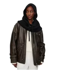 Balaclava da Donna in lana logo 104494 A1CH MEKONG | PINKO