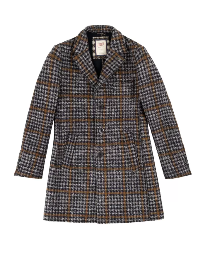BOB Cappotto Uomo ANDY 398 AI 24 25 lana classico lungo 01 var 1 sabbia blu
