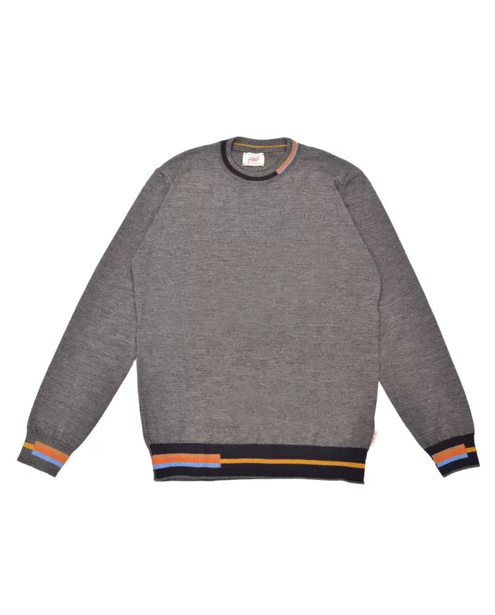 Maglia Uomo lana regular BLUES | BOB Maglia Uomo lana regular BLUES | BOB