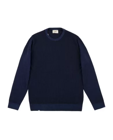 Maglia Uomo lana regular ricamo DUNKI RK R00459 | BOB Maglia Uomo lana regular ricamo DUNKI RK R00459 | BOB