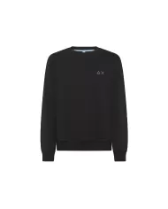 Felpa Uomo Logo Ricamo Girocollo F44103 ROUND COTTON FL|SUN68