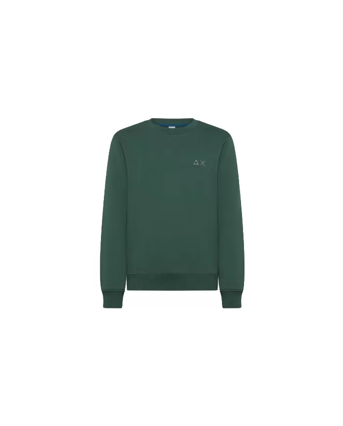 Felpa Uomo Logo Ricamo Girocollo F44103 ROUND COTTON FL | SUN68 Felpa Uomo Logo Ricamo Girocollo F44103 ROUND COTTON FL | SUN68