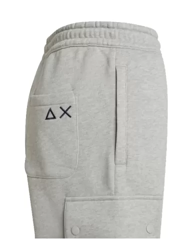 Pantalone in cotone uomo logo ricamo F44141 LONG PANT CARGO | SUN68 Pantalone in cotone uomo logo ricamo F44141 LONG PANT CARGO | SUN68