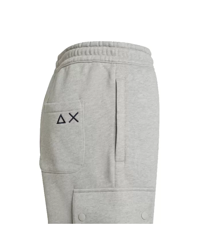 Pantalone in cotone uomo logo ricamo F44141 LONG PANT CARGO | SUN68 Pantalone in cotone uomo logo ricamo F44141 LONG PANT CARGO | SUN68