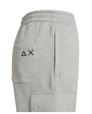 Pantalone in cotone uomo logo ricamo F44141 LONG PANT CARGO | SUN68