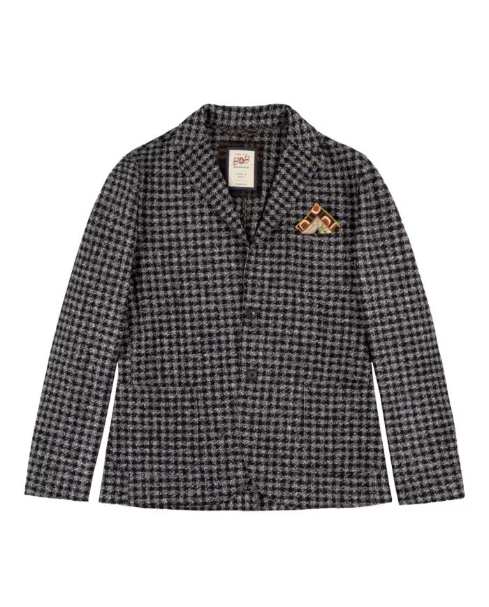Giacca Uomo lana regular blazer logo HARLOW 360 | BOB Giacca Uomo lana regular blazer logo HARLOW 360 | BOB