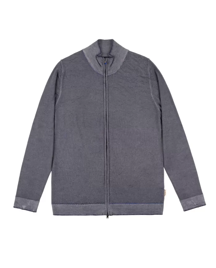 Cardigan Uomo lana regular logo MARIN R00425 | BOB Cardigan Uomo lana regular logo MARIN R00425 | BOB