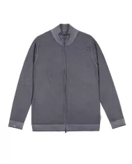 Cardigan Uomo lana regular logo MARIN R00425 | BOB