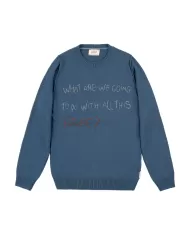 Maglia Uomo lana regular logo MILOS R00441 | BOB