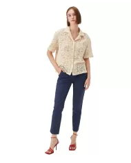 Pantalone Donna cotone slim RND057P4030112 CHINO FLOW | ROY ROGER'S