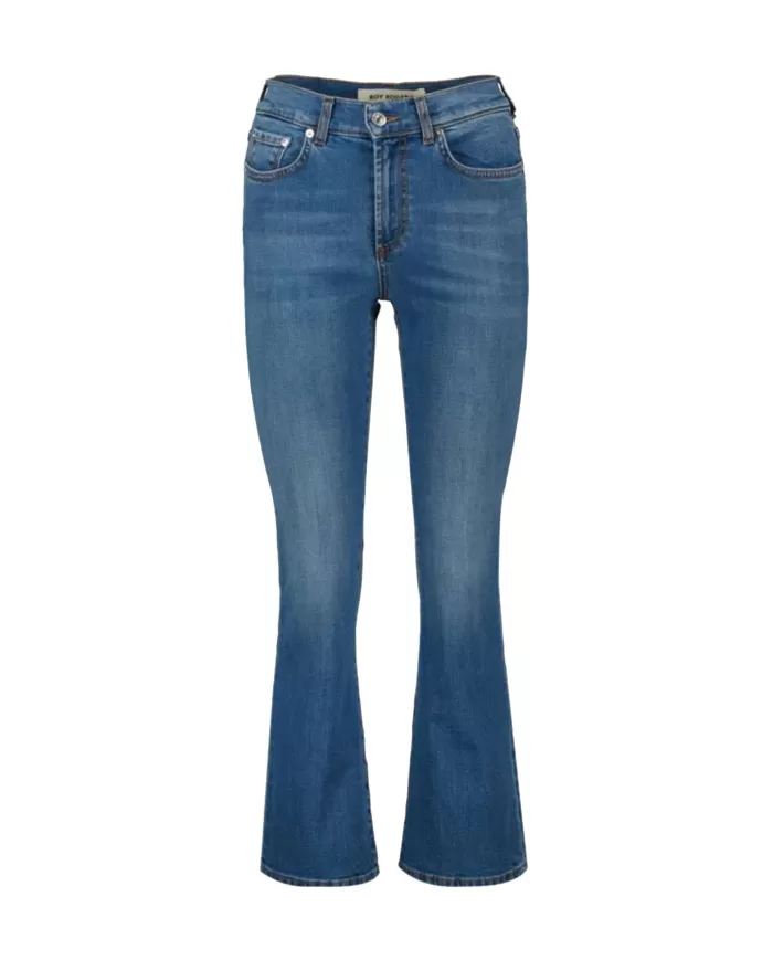 Jeans Donna denim slim flare RND104CG212111 ZANDRA HEM | ROY ROGER'S Jeans Donna denim slim flare RND104CG212111 ZANDRA HEM | ROY ROGER'S